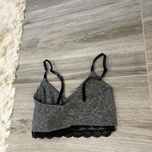 Beyond Yoga Heather Gray Bralette